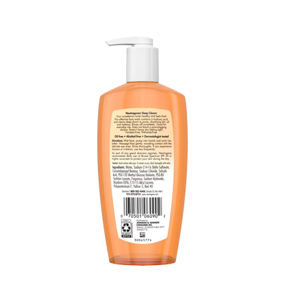 Neutrogena®Deep CleanFacial Cleanser, 6.7 Fl. Oz - US 9954