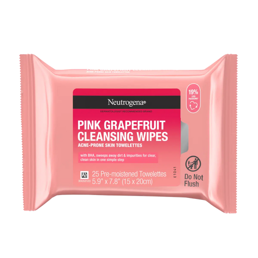 Neutrogena® Oil-Free Cleansing Wipes Pink Grapefruit, 25 Count - US 2958