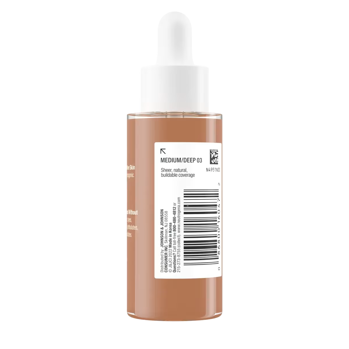 Neutrogena® Healthy Skin Sensitive Skin Serum Foundation, Medium/Deep 03, 1 Oz - US 0772
