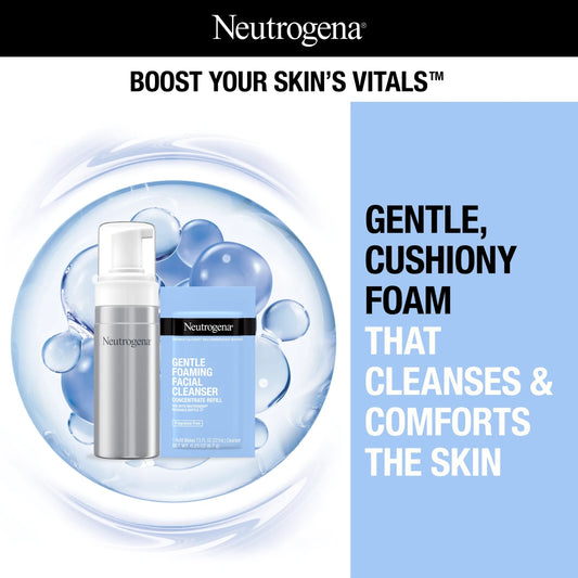 Neutrogena® Reusable Gentle Foaming Facial Cleanser Starter Kit, 1 Reusable Pump Bottle & 1 Refill Pack, 7.5 Fl. Oz - US 3986