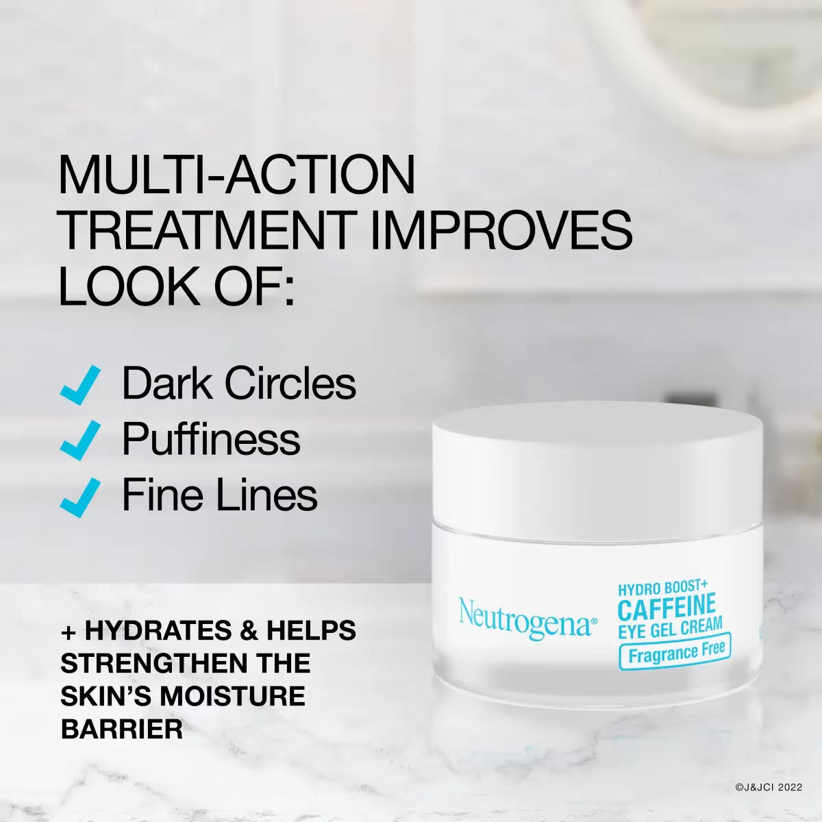 Neutrogena® Hydro Boost+ Caffeine Eye Gel Cream, Fragrance Free, 0.5 Oz - US 2139