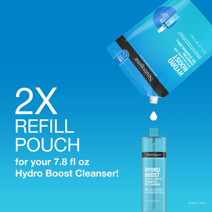 Neutrogena® Hydro Boost Cleansing Gel, Refill Pouch, 16 Fl. Oz - US 9162