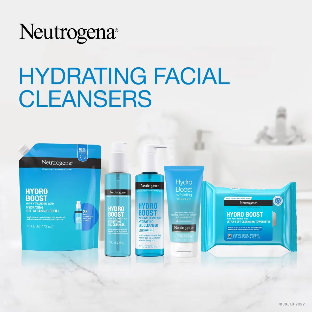 Neutrogena® Hydro Boost Cleansing Gel, Refill Pouch, 16 Fl. Oz - US 9162