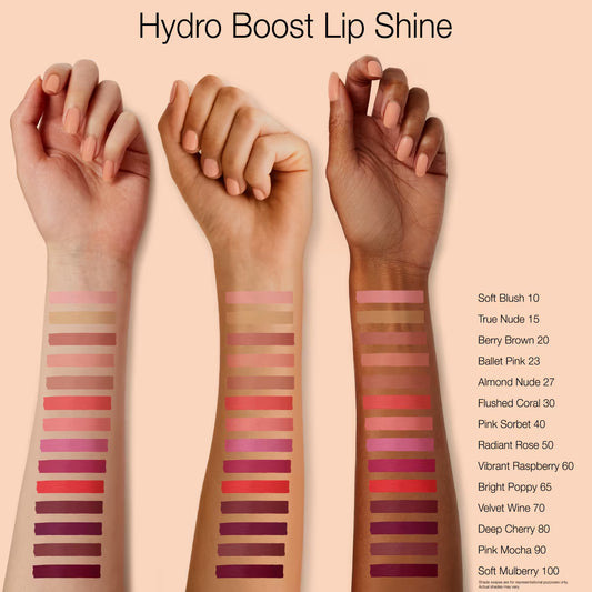 Neutrogena® Hydro Boost Hydrating Lip Shine, 20 Berry Brown, 0.10 Oz - US 5412