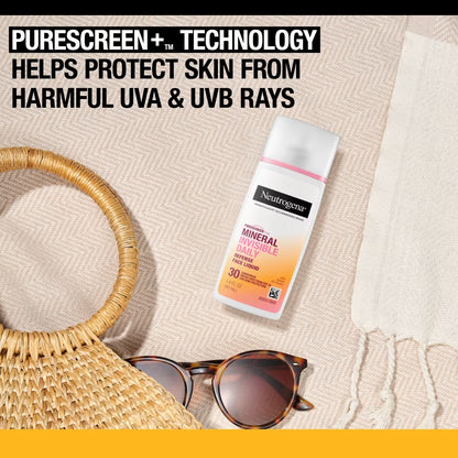 Neutrogena® Purescreen+ Invisible Daily Defense Mineral Face Liquid With SPF 30 - US 4319