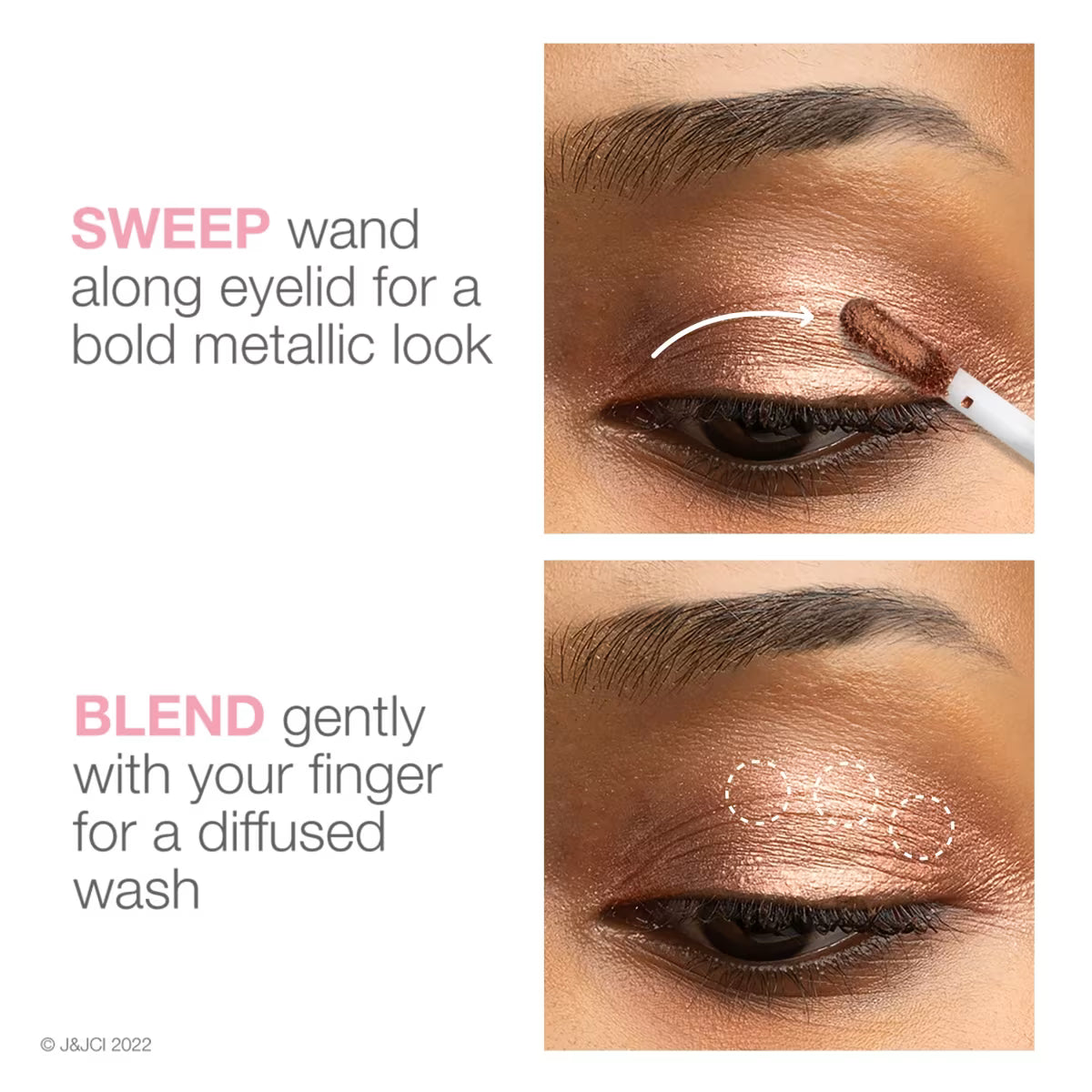 Sensitive Skin 2-in-1 Eyeshadow + Primer - Rose Gold - US 5696