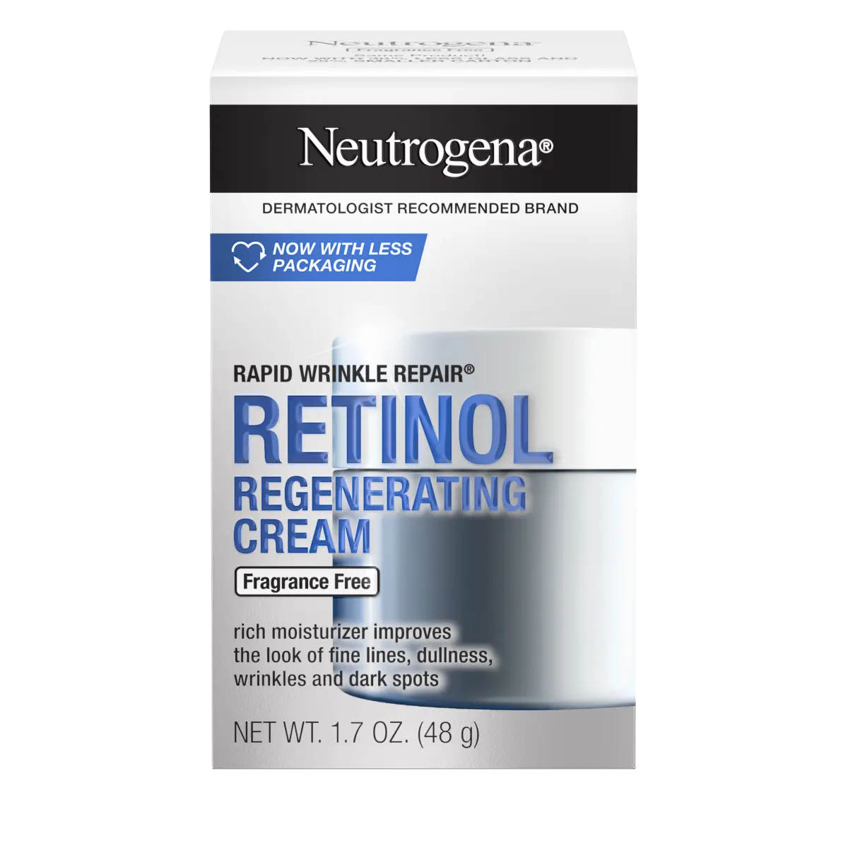 Neutrogena® Rapid Wrinkle Repair Retinol Regenerating Cream, Fragrance-Free, 1.7 Oz - US 8836