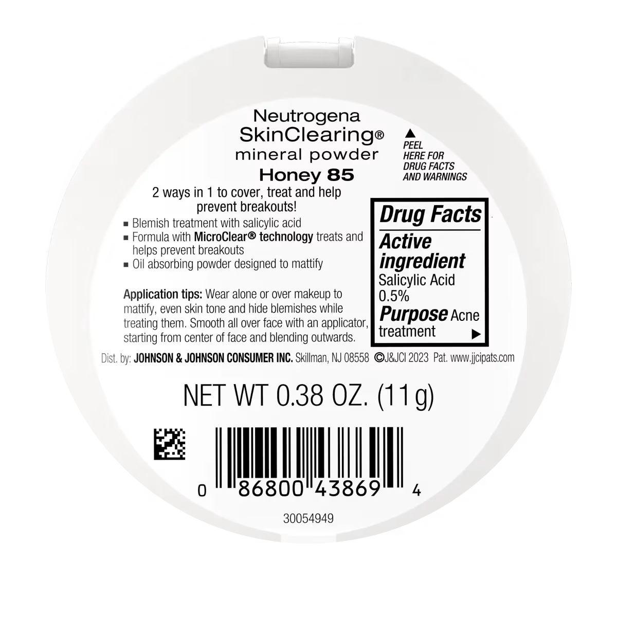 SkinClearing Mineral Powder - Honey (85) - US 4556