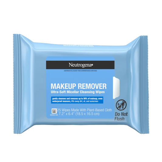 Neutrogena® Makeup Remover Ultra-Soft Micellar Cleansing Wipes, 25 Count - US 8490