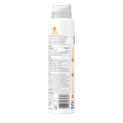 Neutrogena Clear Body SPF 50 Sunscreen Spray, Non-Comedogenic, 5 oz - US 2999