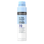 Neutrogena® Ultra Sheer Body Mist Sunscreen Broad Spectrum SPF 70, 5 Oz - US 0371