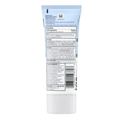 Neutrogena® Mineral Ultra Sheer Dry-Touch SPF 30 Sunscreen Lotion, 3.0 Fl. Oz - US 0990