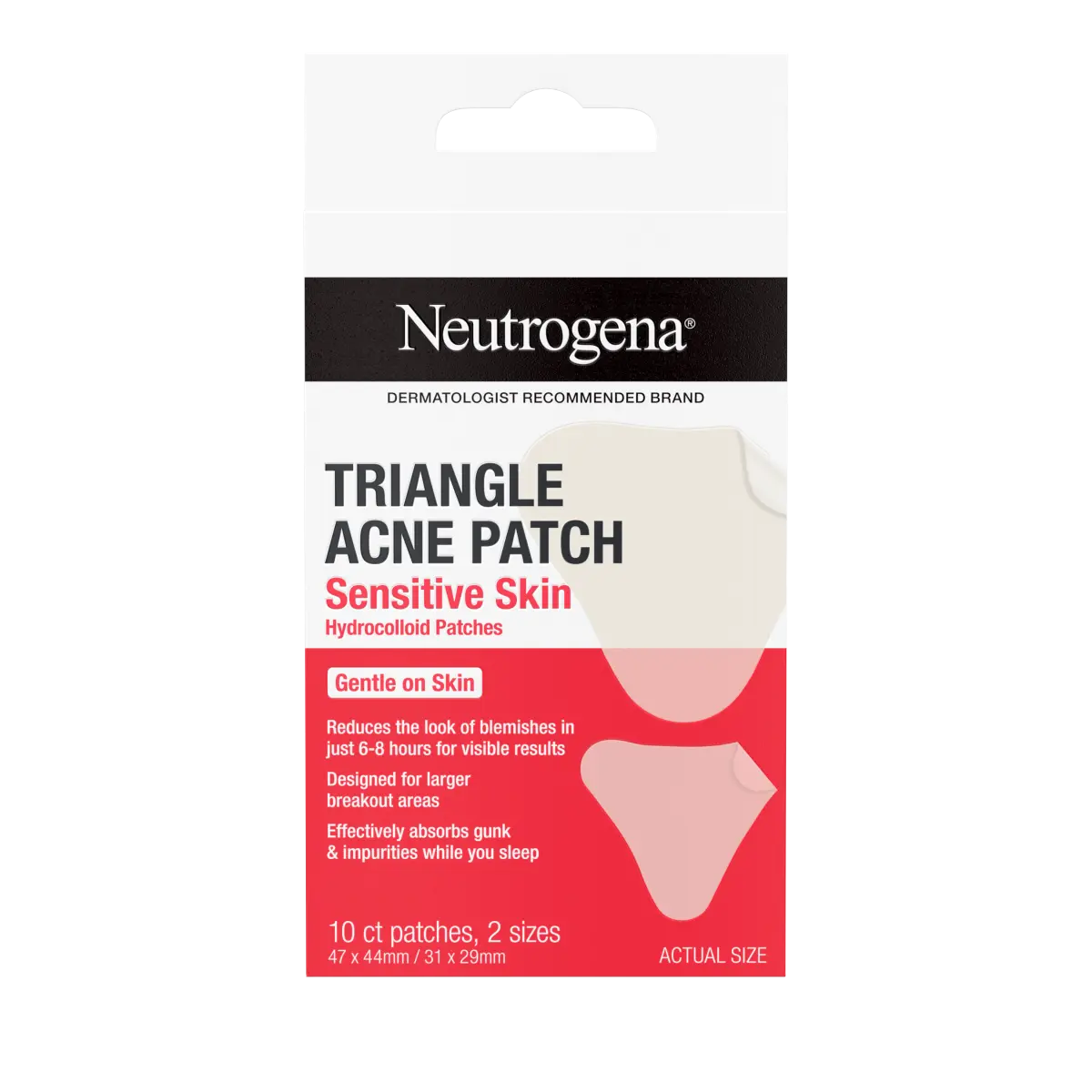 Neutrogena® Sensitive Skin Triangle Acne Patches, 10 Count - US 7360