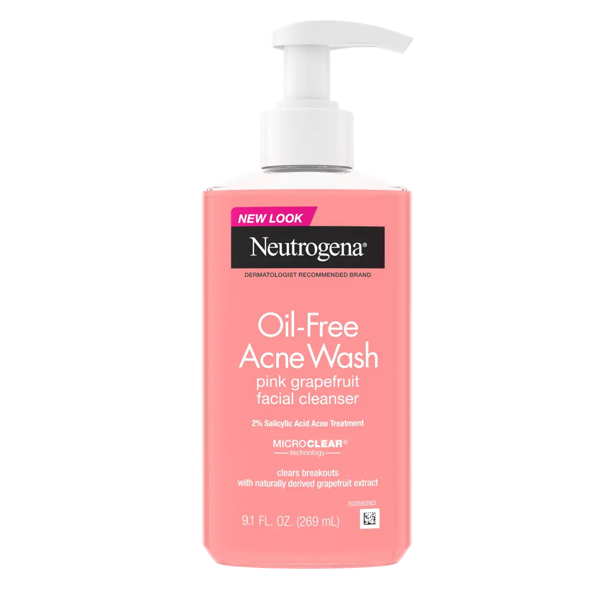Neutrogena® Oil-Free Acne Wash Pink Grapefruit Facial Cleanser, 9.1 Fl. Oz - US 0641