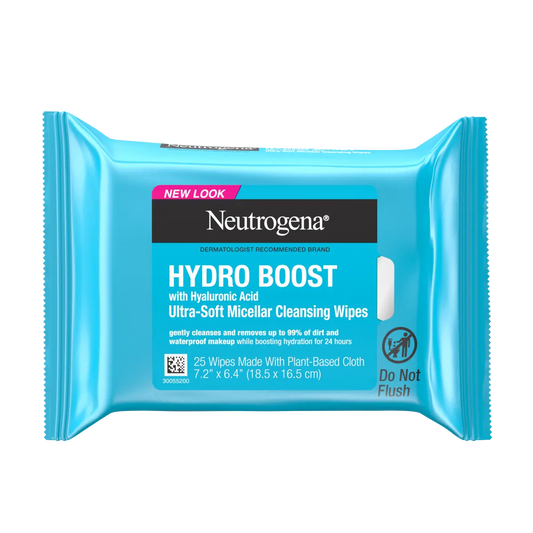 Neutrogena Hydro Boost Ultra-Soft Micellar Cleansing Wipes, 25 Count - US 7876