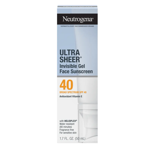 Neutrogena® Ultra Sheer Invisible Gel Face Sunscreen Broad Spectrum SPF 40, 1.7 Oz - US 0501