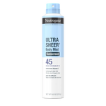 Neutrogena® Ultra Sheer Body Mist Sunscreen Spray Broad Spectrum SPF 45, 8 Oz - US 8412