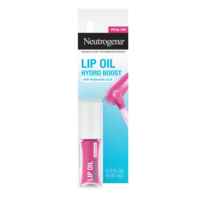 Neutrogena® Hydro Boost Lip Oil, Petal Pop, .2 Fl. Oz - US 5177