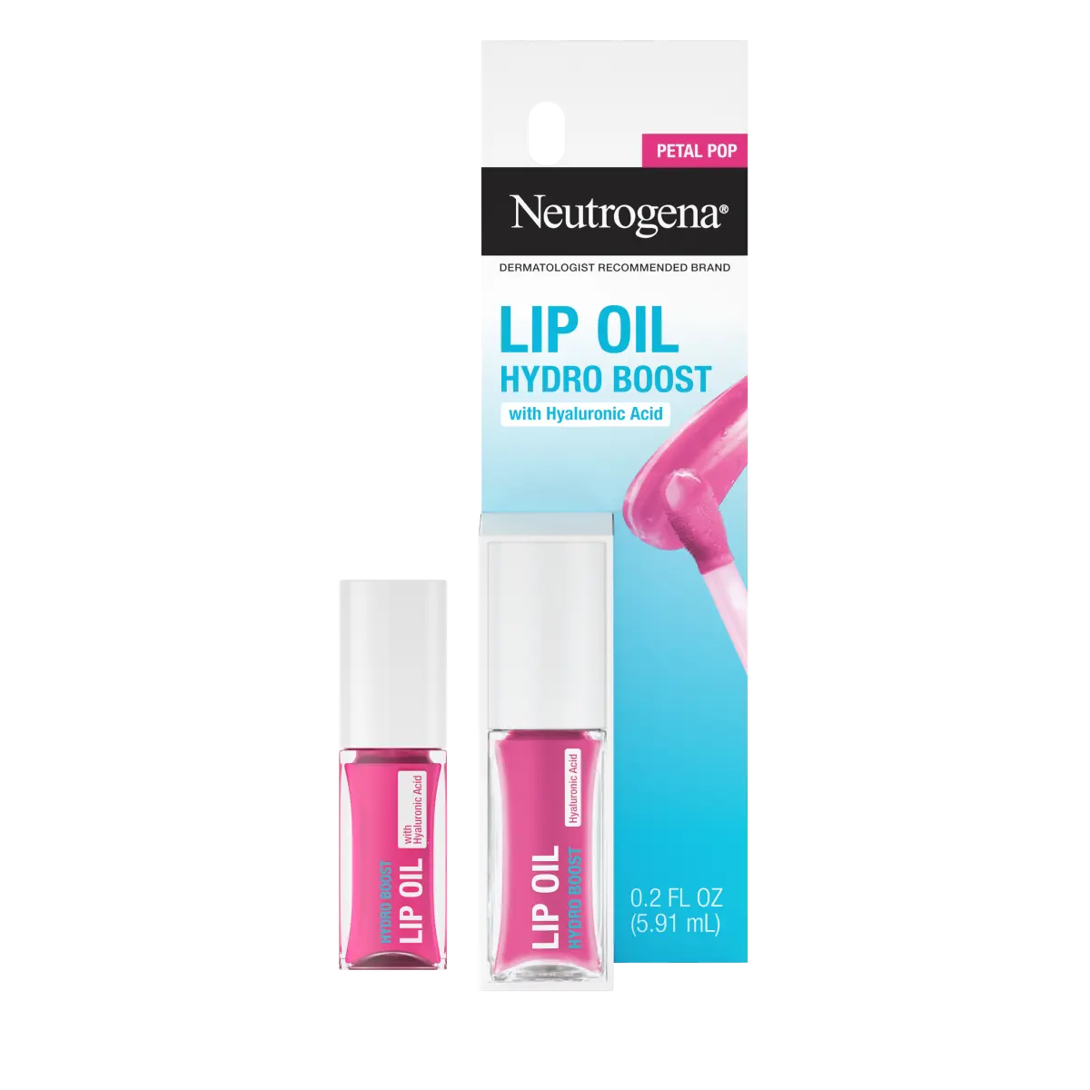 Neutrogena® Hydro Boost Lip Oil, Petal Pop, .2 Fl. Oz - US 5177