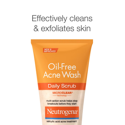 Neutrogena® Oil-Free Acne Wash Daily Scrub, 4.2 Fl. Oz - US 7683