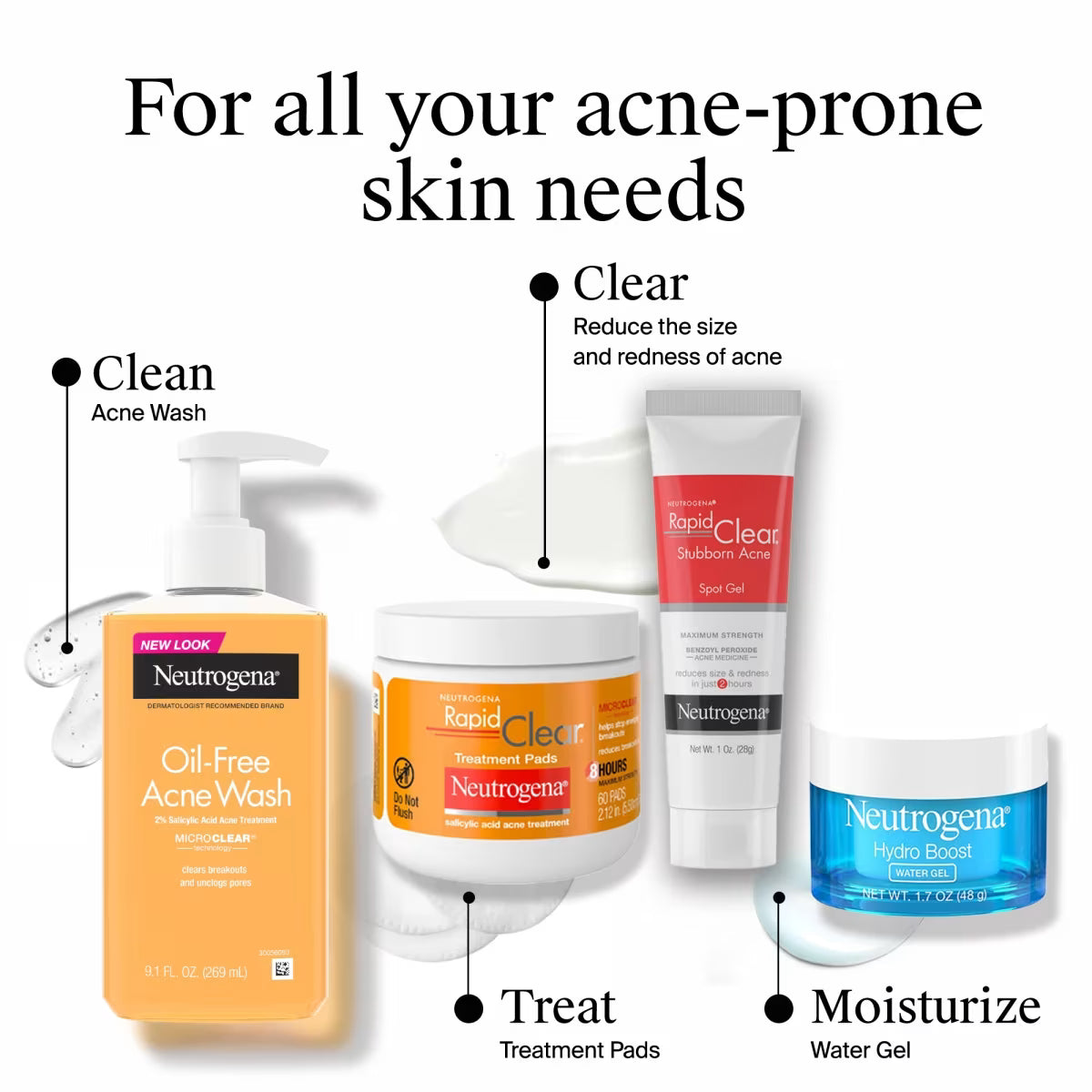 Neutrogena® Rapid Clear Stubborn Acne Spot Gel, 1 Oz - US 1163