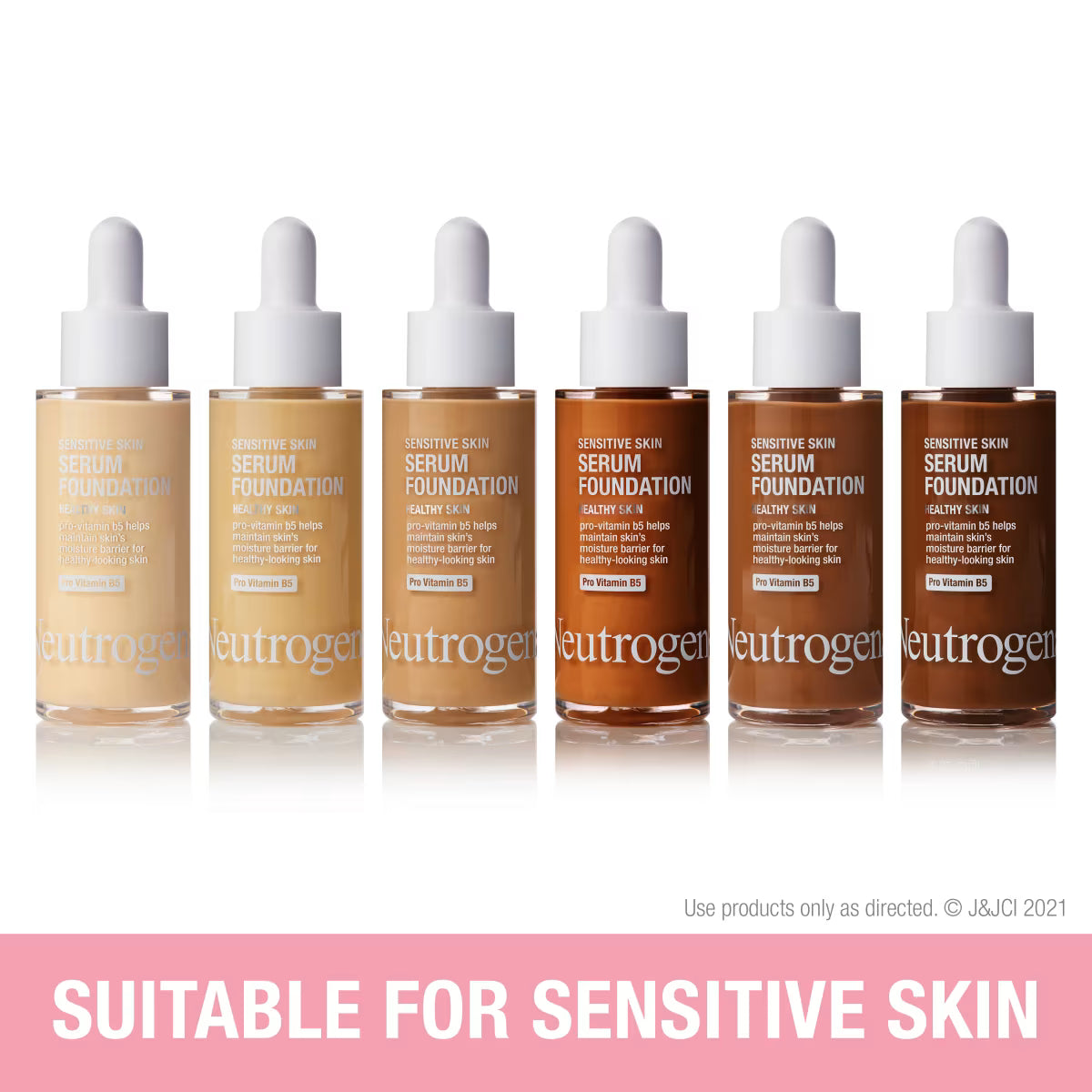 Neutrogena® Healthy Skin Sensitive Skin Serum Foundation, Light 03, 1 Oz - US 7336