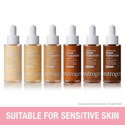 Neutrogena® Healthy Skin Sensitive Skin Serum Foundation, Medium 01, 1 Oz - US 8595
