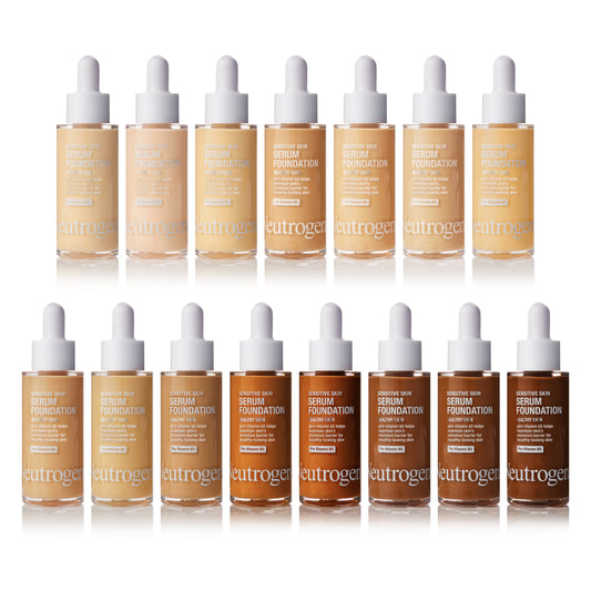 Neutrogena® Healthy Skin Sensitive Skin Serum Foundation, Light/Medium 02, 1 Oz - US 4134