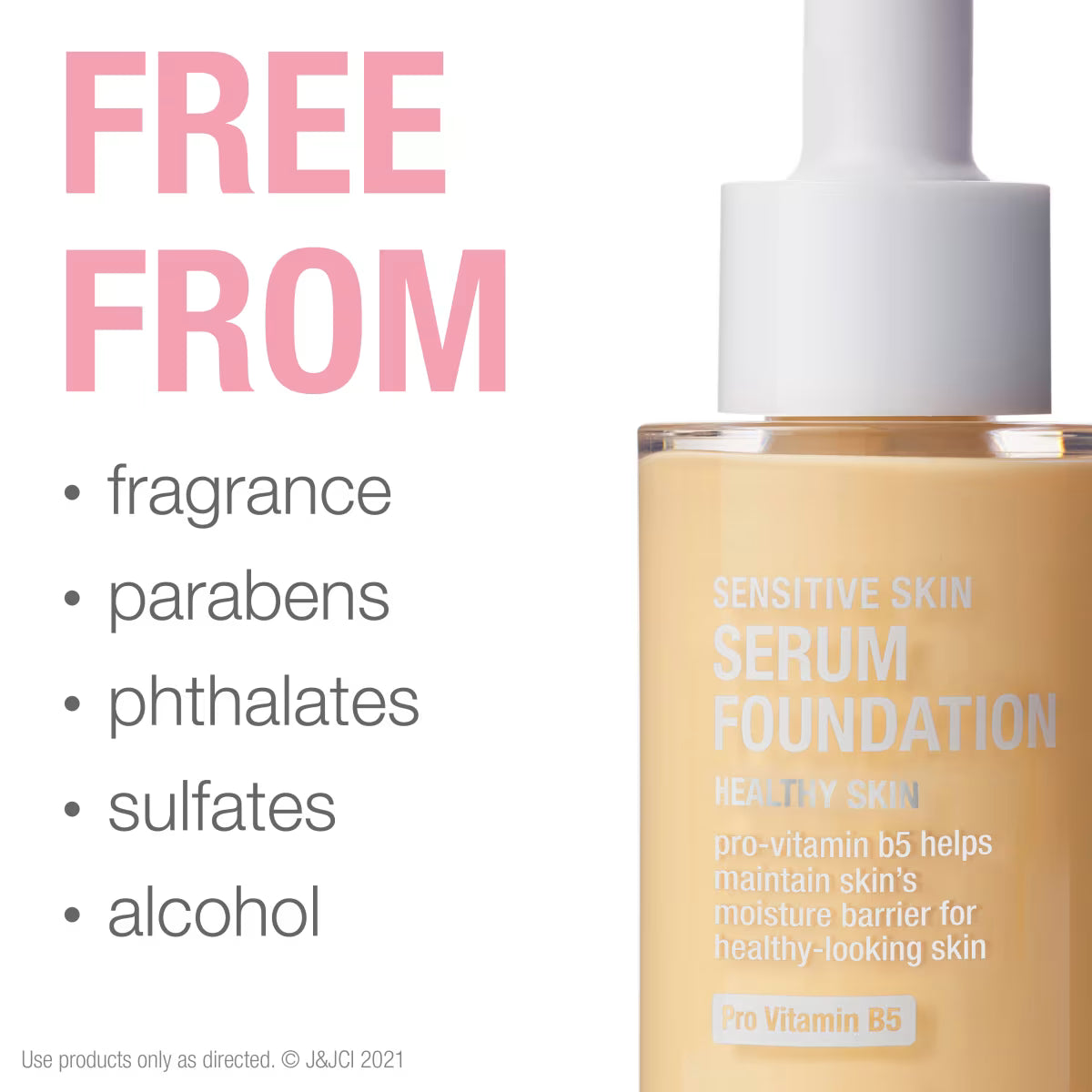 Neutrogena® Healthy Skin Sensitive Skin Serum Foundation, Light 03, 1 Oz - US 7336