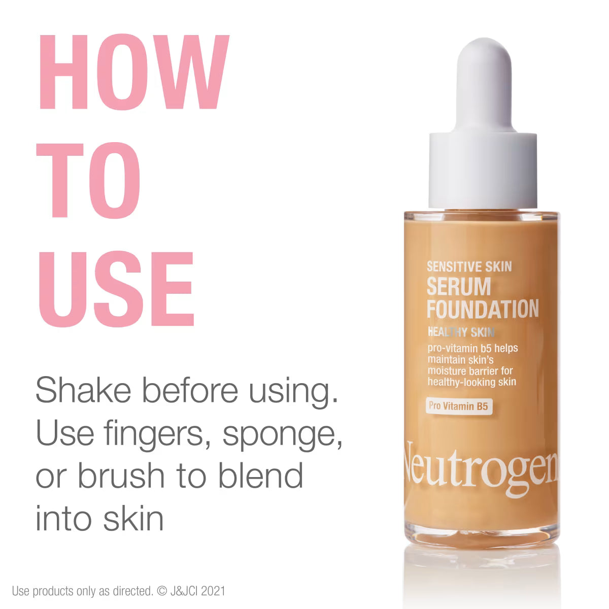 Neutrogena® Healthy Skin Sensitive Skin Serum Foundation, Light/Medium 01, 1 Oz - US 0095