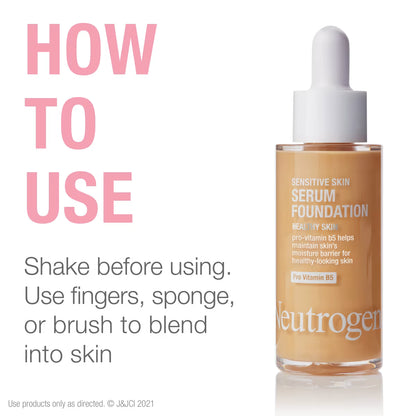 Neutrogena® Healthy Skin Sensitive Skin Serum Foundation, Medium 02, 1 Oz - US 5979