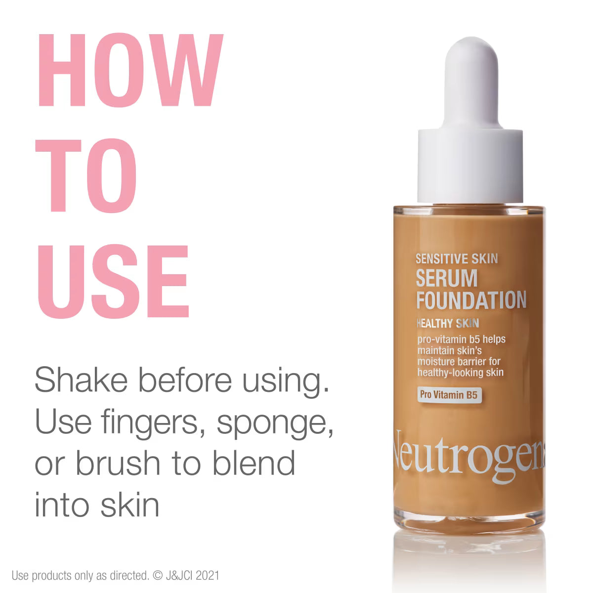 Neutrogena® Healthy Skin Sensitive Skin Serum Foundation, Medium/Deep 01, 1 Oz - US 0481
