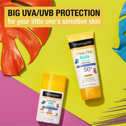 Sheer Zinc Kids Mineral Sunscreen Broad Spectrum SPF 50+ - US 5344