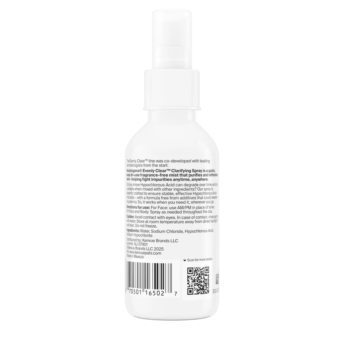 Neutrogena® Evenly Clear Clarifying Spray, 4.0 FL oz - US 2597