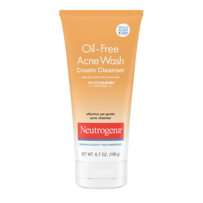 Neutrogena® Oil-Free Acne Wash Cream Cleanser, 6.7 Oz - US 3832