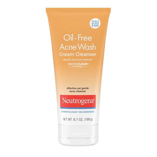 Neutrogena® Oil-Free Acne Wash Cream Cleanser, 6.7 Oz - US 3832