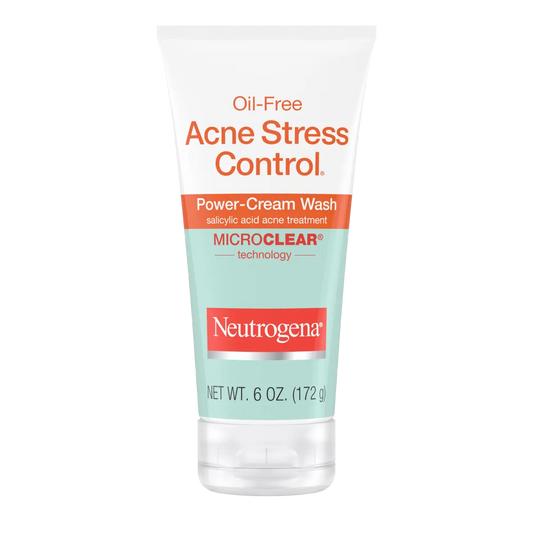 Neutrogena® Oil-Free Acne Stress Control Power-Cream Wash, 6 Oz - US 4160