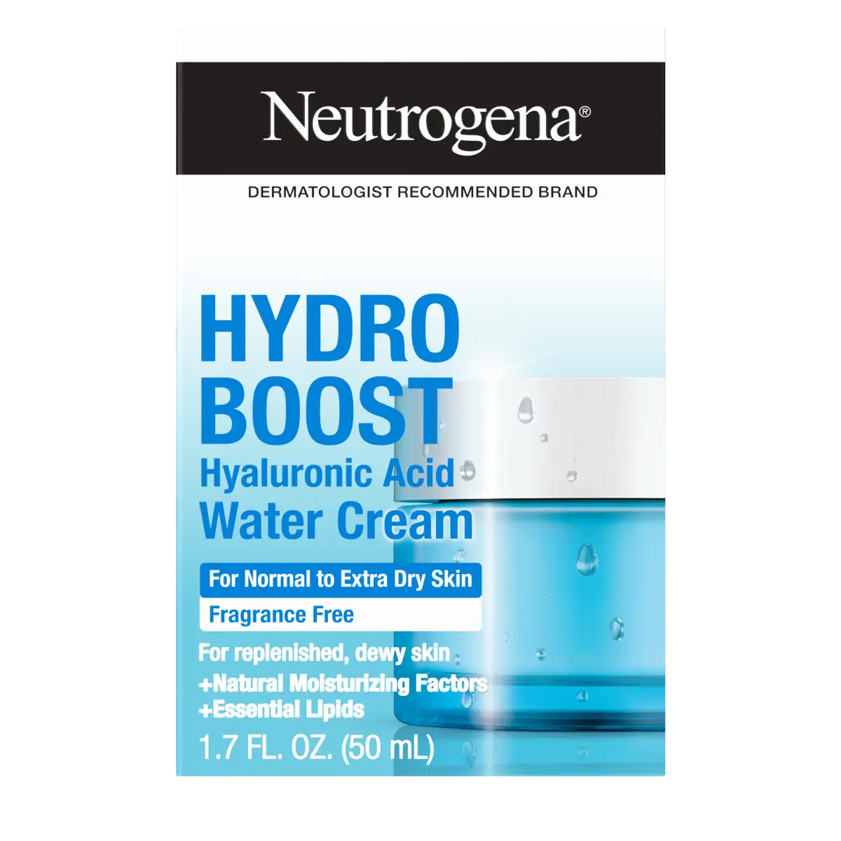 Neutrogena® Hydro Boost Hyaluronic Acid Water Cream Fragrance Free Facial Moisturizer 1.7 Fl. Oz - US 5838