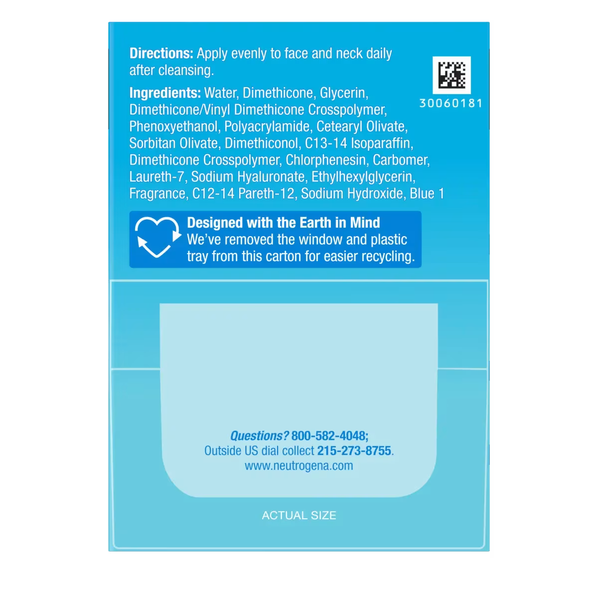 Neutrogena® Hydro Boost Hyaluronic Acid Water Gel with Signature Fragrance 1.7 Oz - US 4274