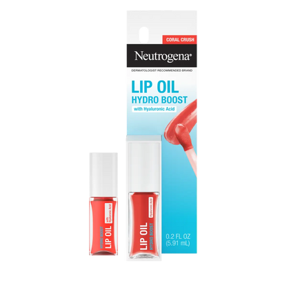 Neutrogena® Hydro Boost Lip Oil, Coral Crush, .2 Fl. Oz - US 1493