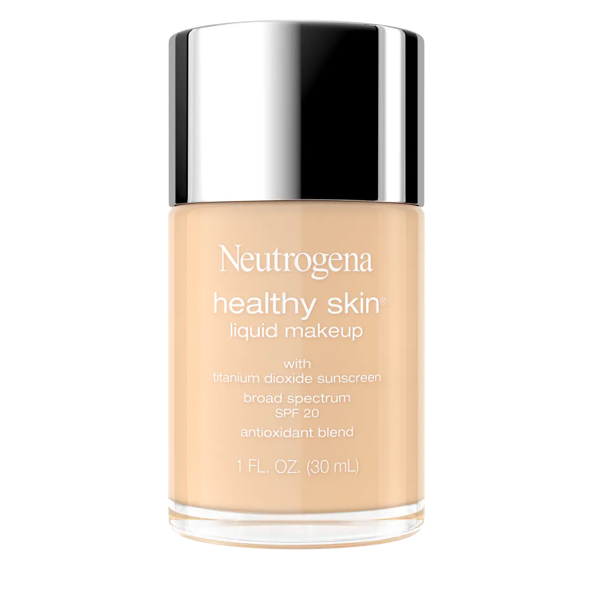 Neutrogena® Healthy Skin Liquid Foundation Makeup Broad Spectrum SPF 20, 150W Warm Ivory, 1 Fl. Oz - US 4694