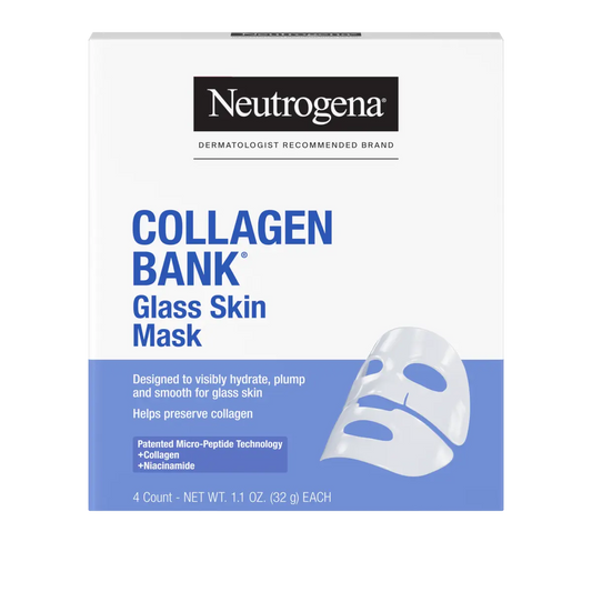 Neutrogena® Collagen Bank Glass Skin Mask, 4 Count - US 4199
