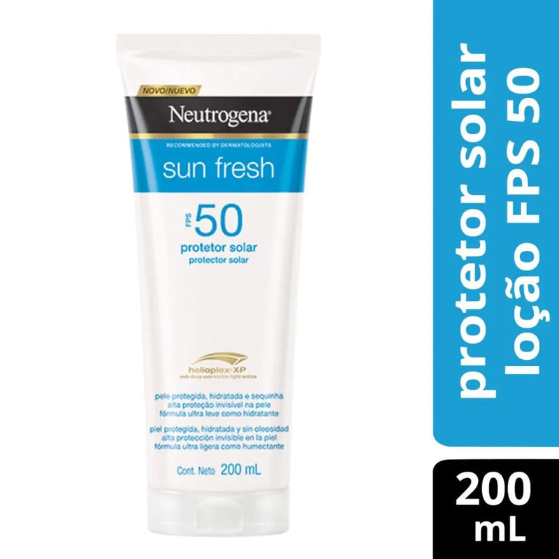 Protetor Solar Neutrogena Sun Fresh FPS 50 200ml