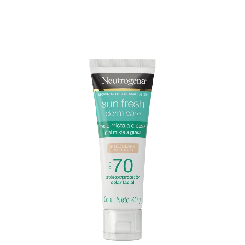 Sun Fresh Derm Care FPS 70 Pele Clara - Protetor Solar Facial 40g