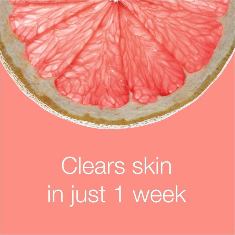 Espuma de Limpeza Facial sem óleo Neutrogena Oil-Free Pink Grapefruit Acne Facial Cleanser, 6 fl. oz 177ml
