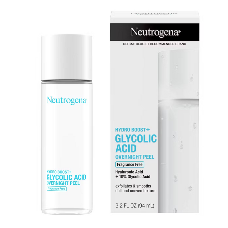 Neutrogena Hydro Boost++ Glycolic Acid Overnight Peel, Fragrance Free 94ml