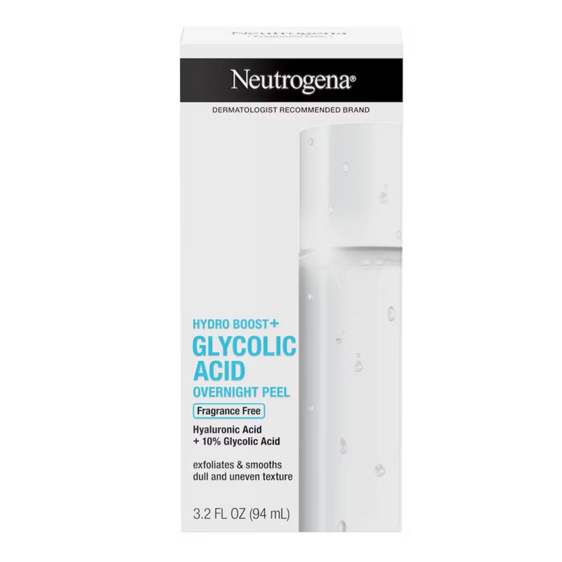 Neutrogena Hydro Boost++ Glycolic Acid Overnight Peel, Fragrance Free 94ml