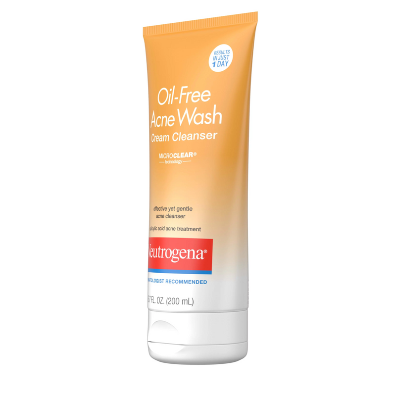 Cleanser Oil-Free Acne Wash Cream Cleanser Neutrogena 200ml