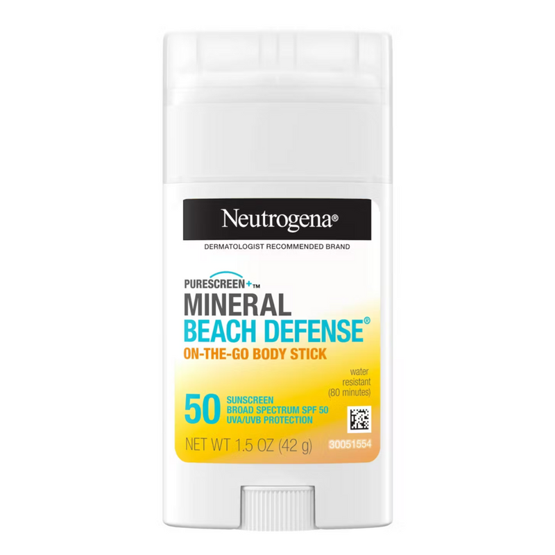 Protetor Solar Purescreen+(TM) Mineral Beach Defense(TM) On-The-Go Body Stick Neutrogena 42g