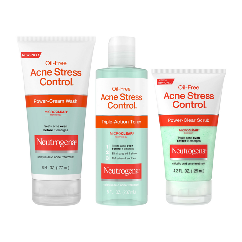 Esfoliante Oil-Free Acne Stress Control® Power-Clear Scrub Neutrogena 125ml